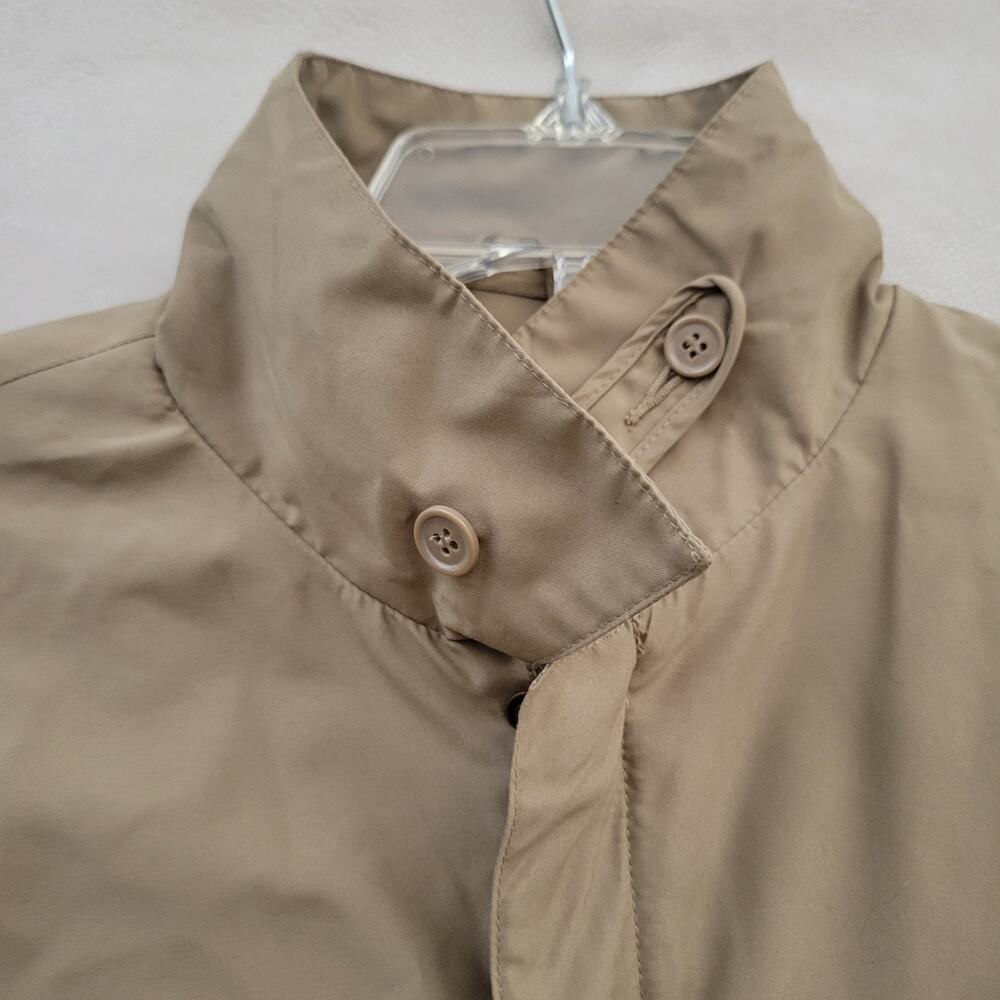 Vintage Route 66 Jacket Mens Size Medium Khaki Military Style Full Zip Retro - Picture 9 of 10